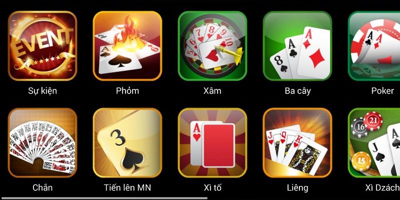 Đa Dạng Sản Phẩm Game Bài